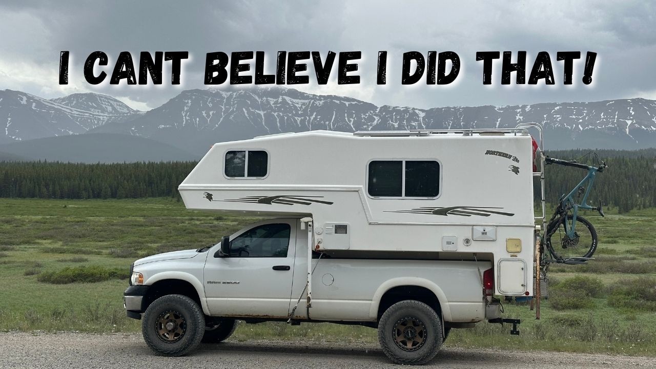 Remote Truck Camper Living in The Mountains-Albertas Back Country!