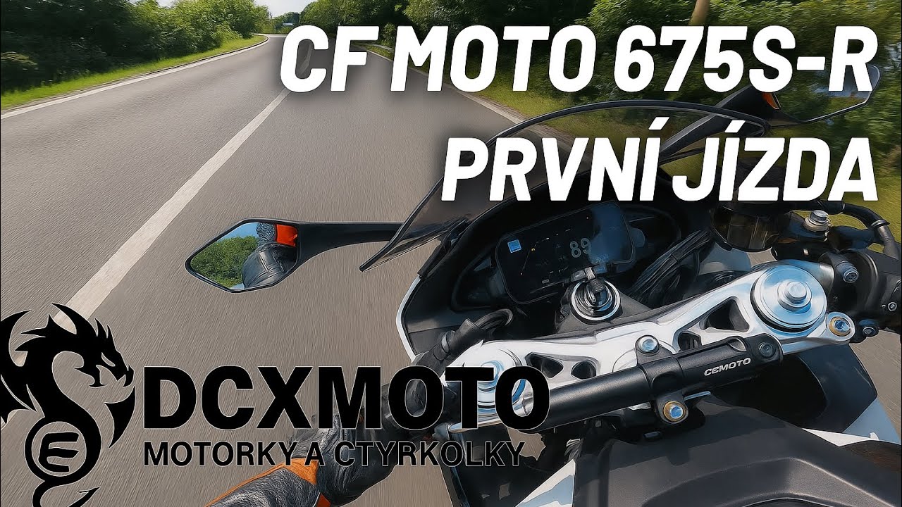 CF MOTO 675S-R a moje první jízda / díky DCXMOTO Děčín 🤘🏻