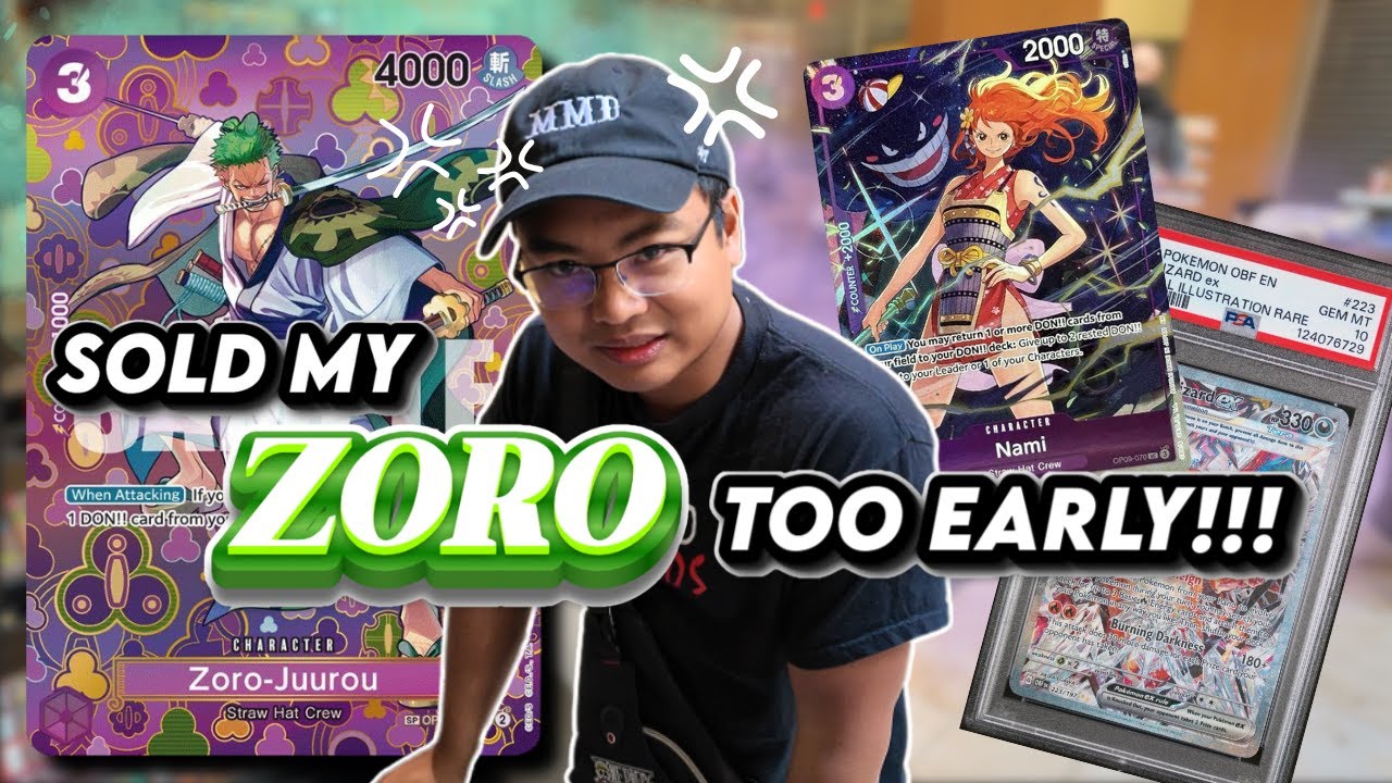 SELLING MY ZORO SP TOO EARLY! | ONE PIECE AND POKEMON VENDOR POV | LANSING, MI  #pokémon #onepiece