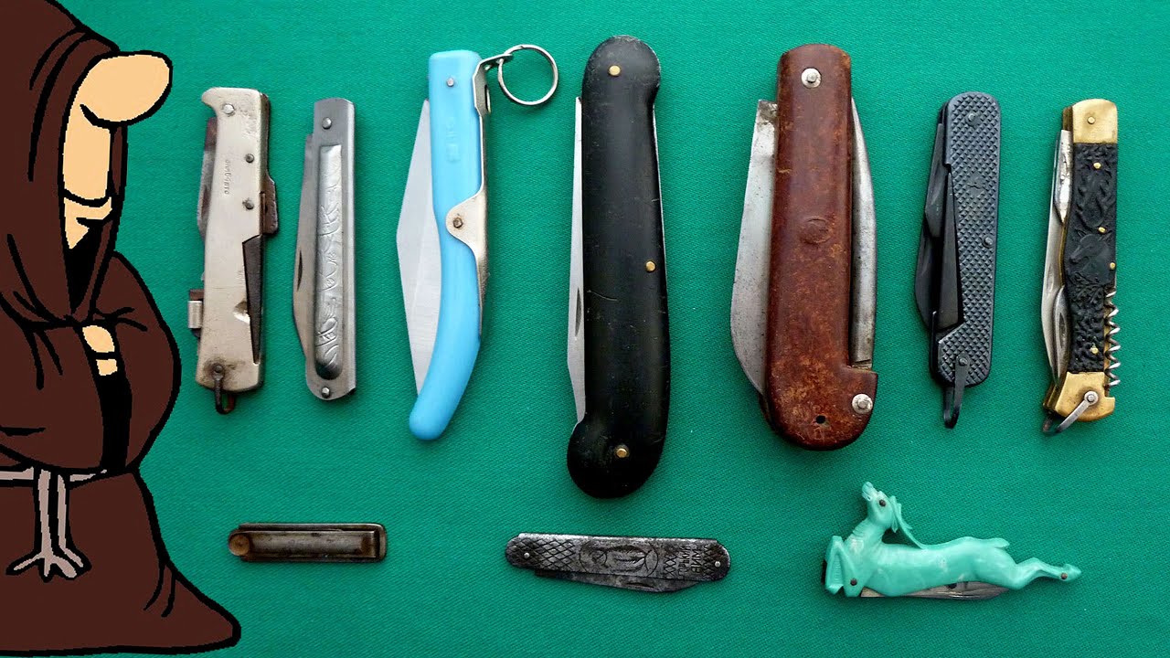 Топ 10 лучших складных ножей СССР, коллекция ножей РИ и СССР / USSR knife collection