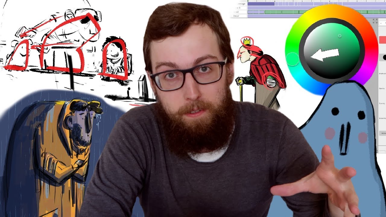 Les secrets de 5 illustrations et animations