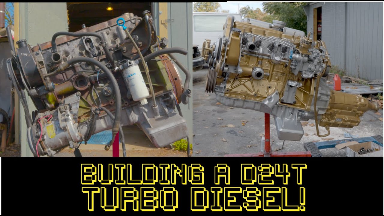 Rebuilding a VW D24T Straight 6 Cylinder Turbo Diesel for a Volvo 240