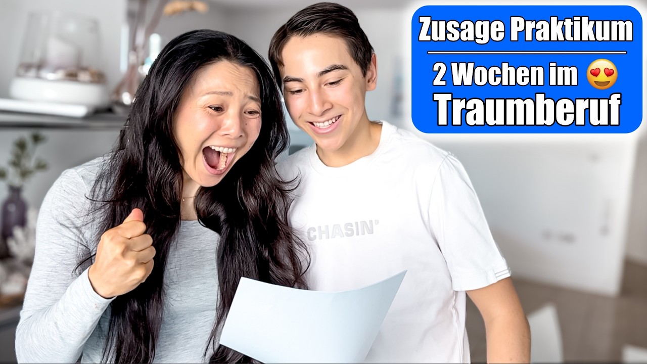 Zusage Praktikum Platz 😍 2 Wochen im Traumberuf | @JohannLoop  Mamiseelen