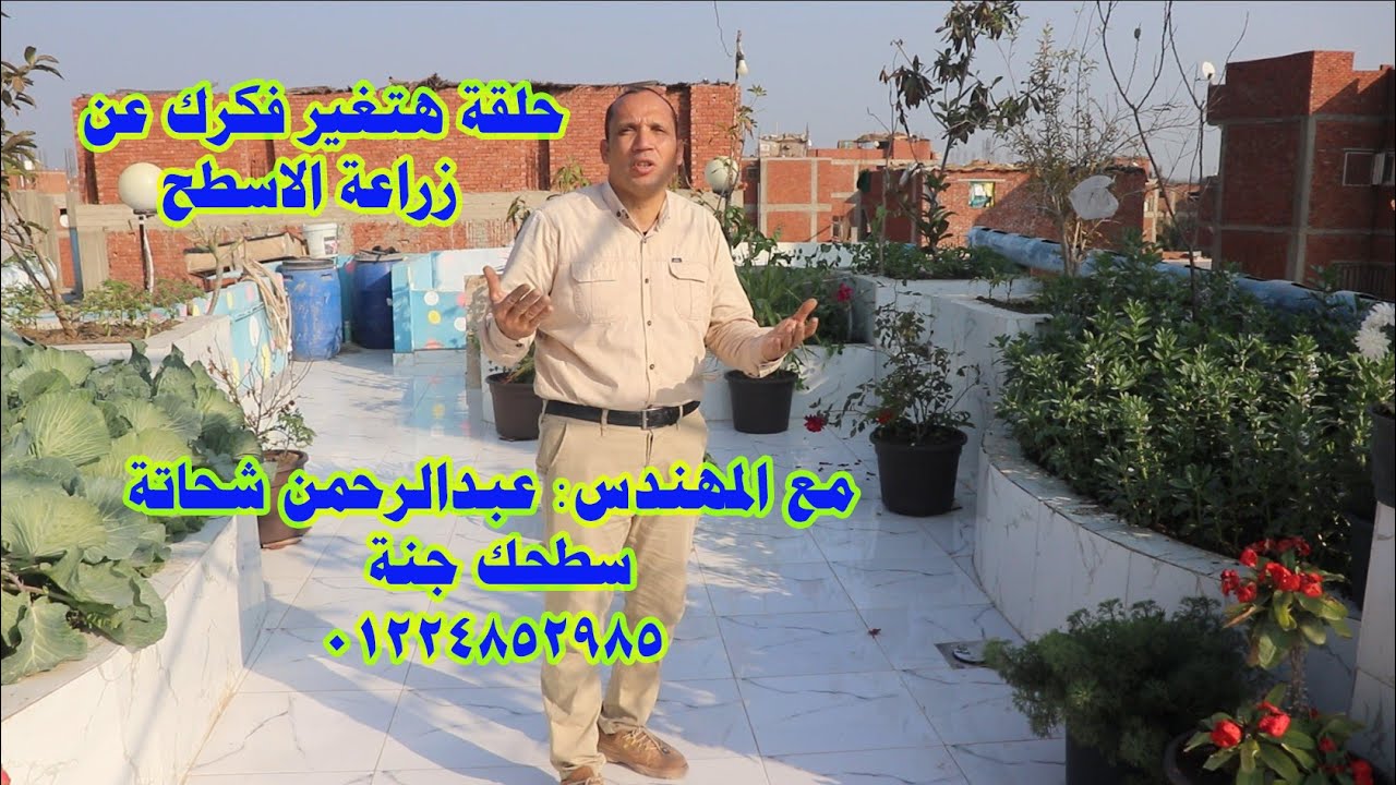 هتبطل تشتري خضارك من السوق مع متخصص زراعة الاسطح المهندس: عبدالرحمن شحاتة @VillageFarmerTamil  01224852985