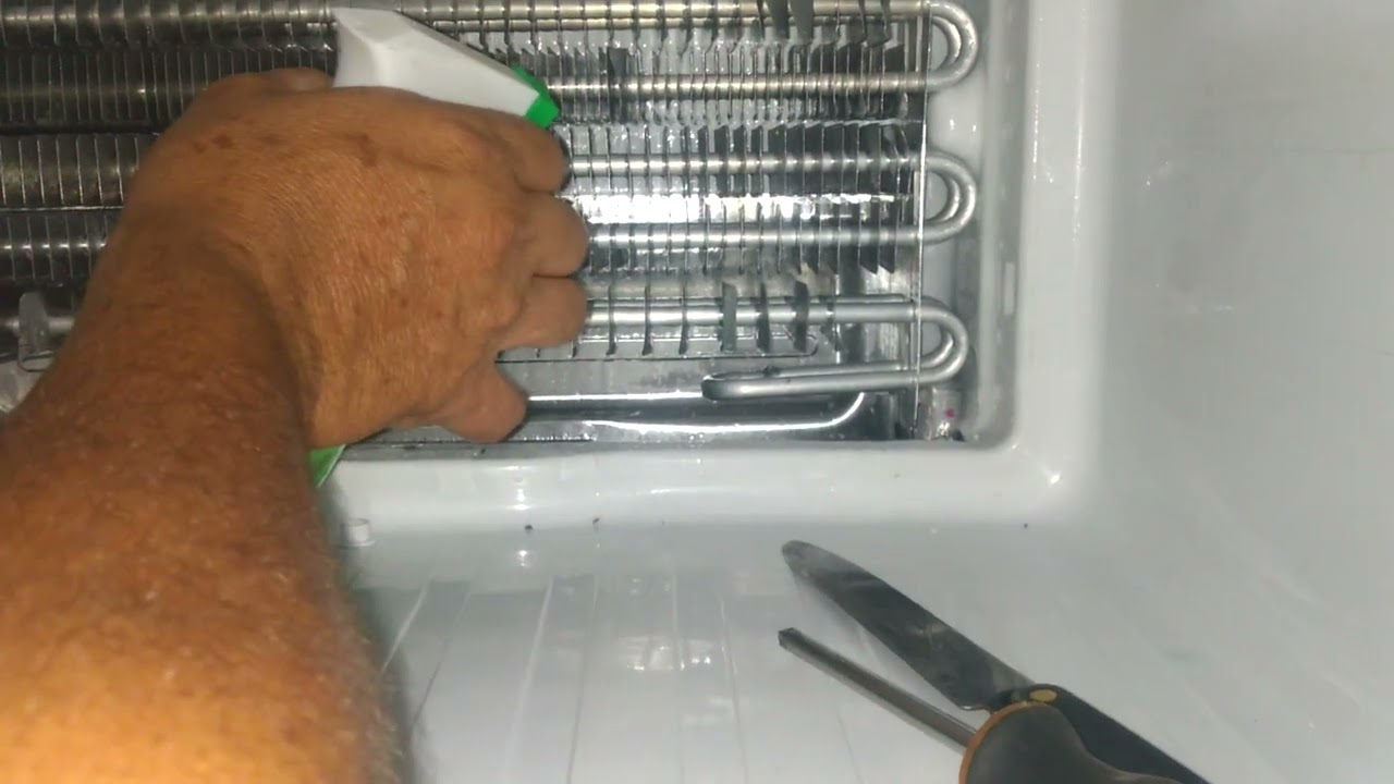Tapando fuga nevera Samsung Inverter