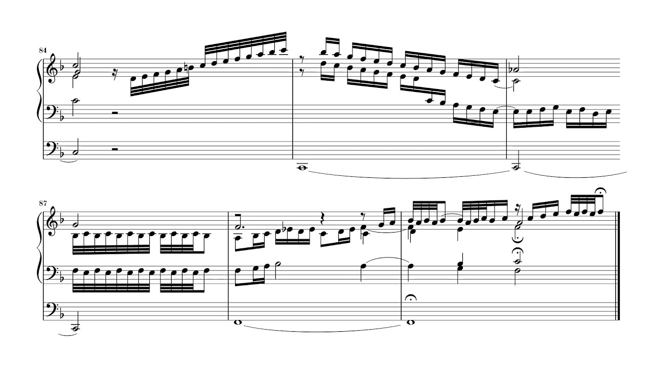 Buxtehude - Prelude in F Major. BuxWV 145. {w/ score.}