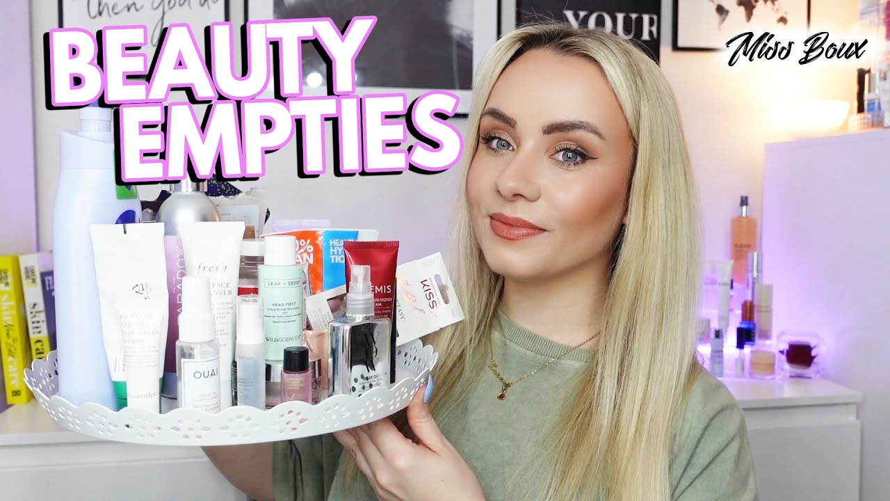 Skincare & Beauty Empties ✨ Monthly faves | Product reviews | Skincare Haircare Makeup ✨ MISS BOUX