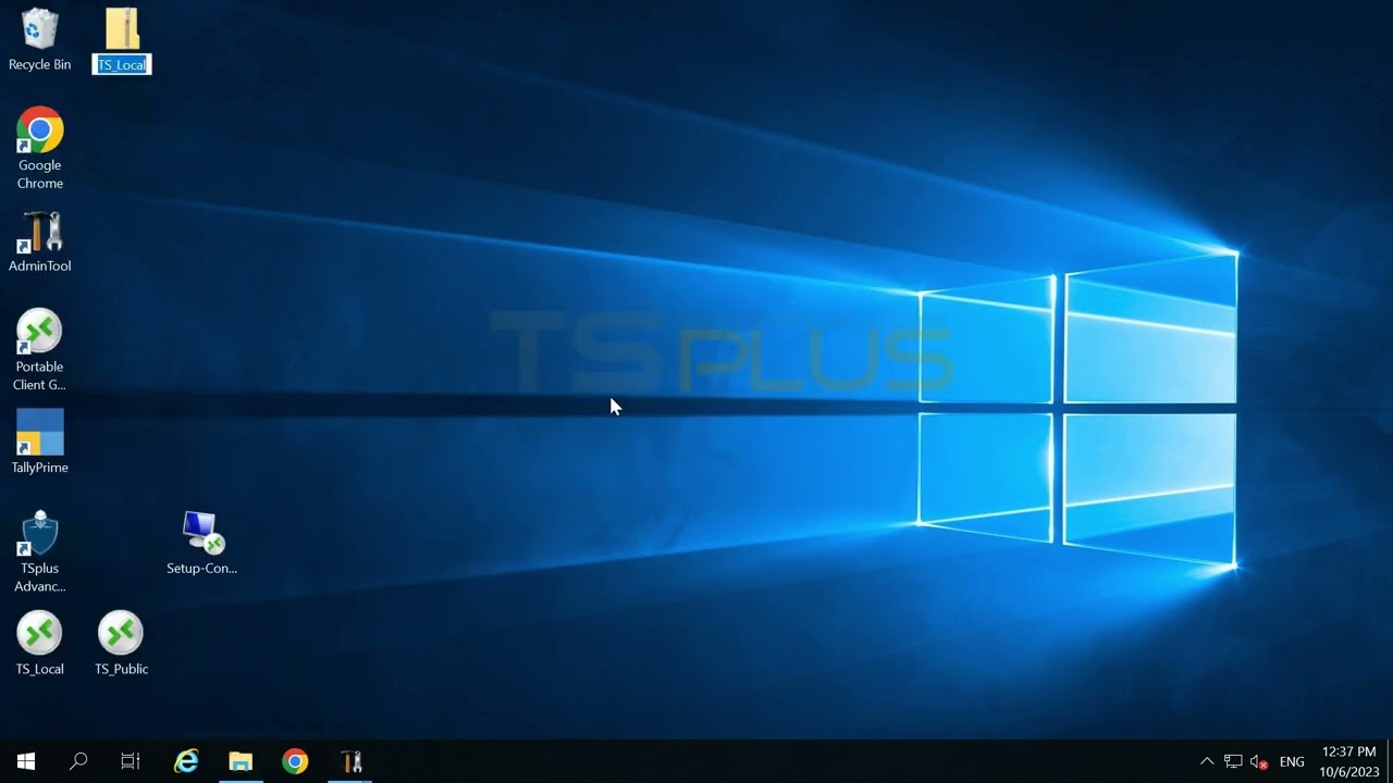 How to access via TS Client file