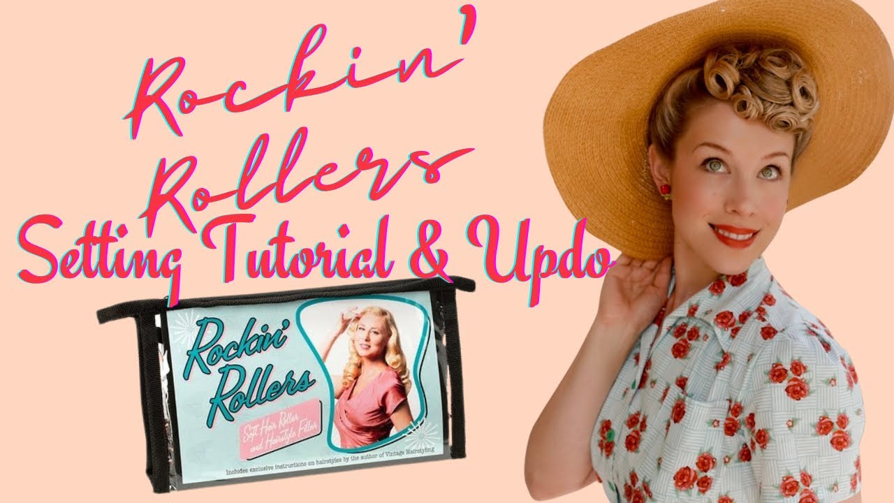 Pillow Roller Setting Tutorial and Easy Vintage Hairstyle