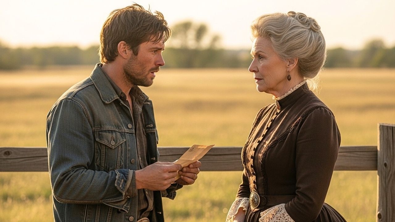 Poor Cowboy Married a 71-Year-Old Ranch Heiress — Days Later, a Hidden Letter Changed Everything