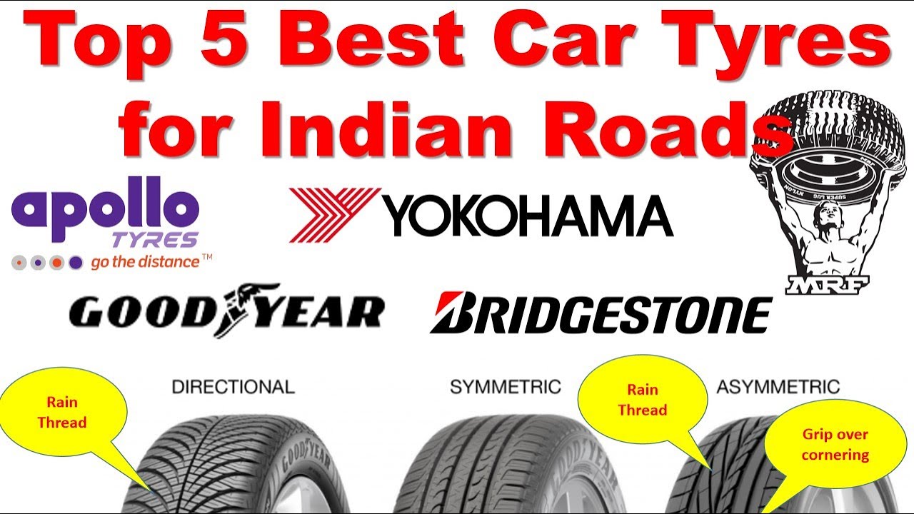 Top 5 Best Car Tyres for Indian Roads in 2025 | How to select right tyre tread pattern for your car?