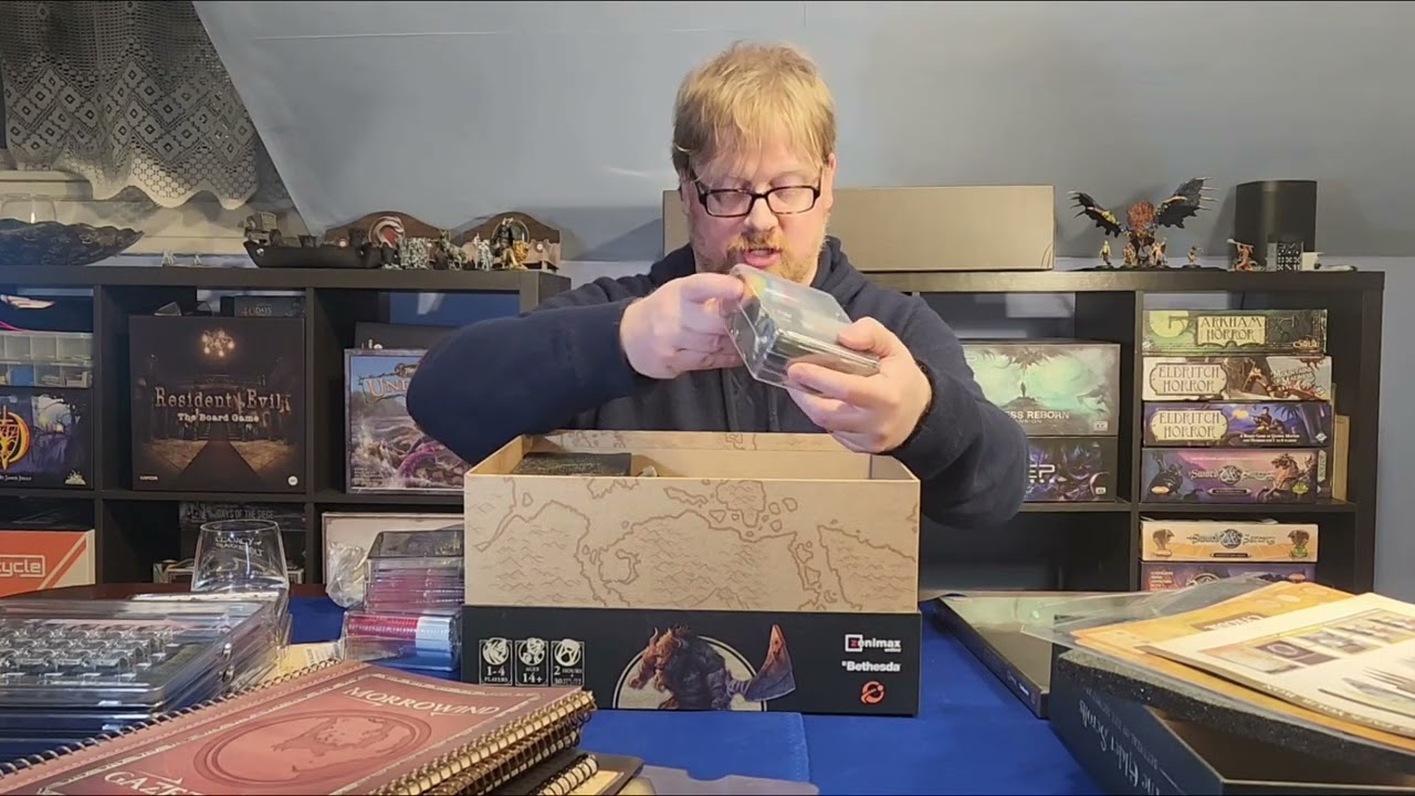 UNBOXING Elder Scrolls: Betrayal of the Second Era Gameplay Pledge from Chip Theory Games
