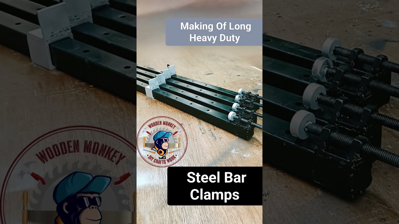 making of Long steel clamp 