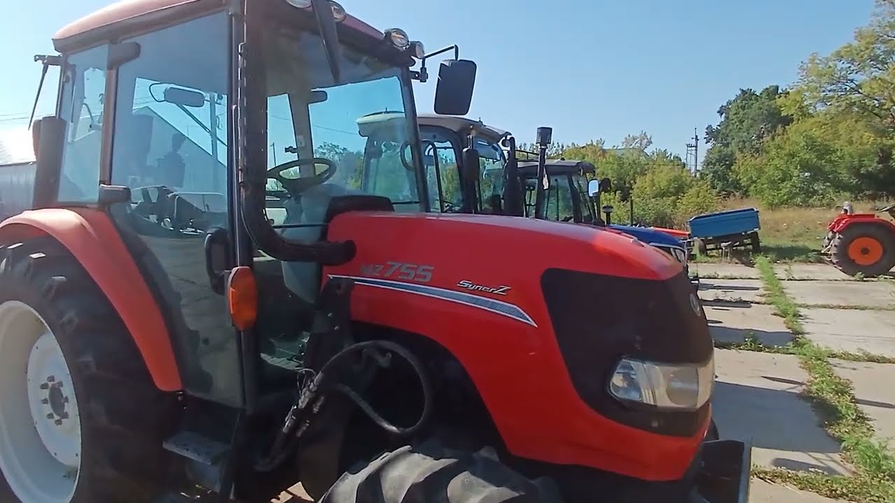 Огляд японця на 75 к с. Трактор Kubota MZ755 в ідеальному стані.