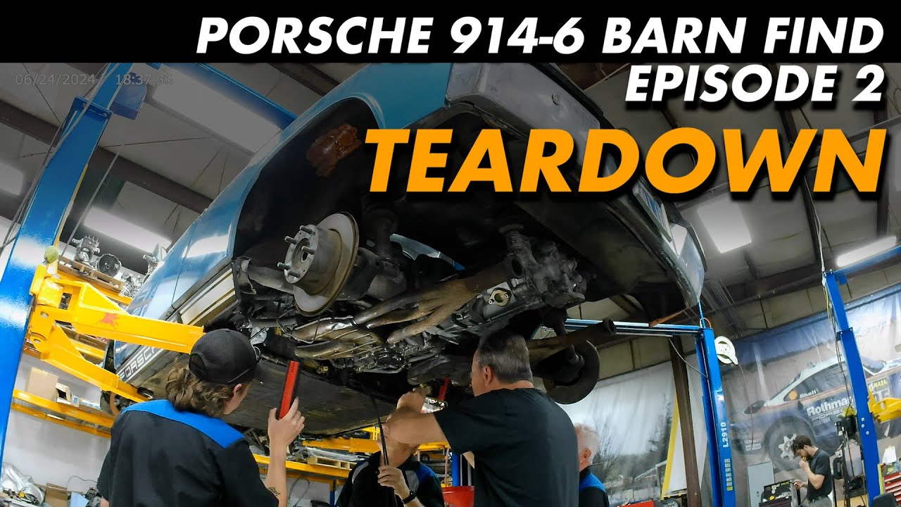 PORSCHE 914-6 TEARDOWN - Episode 2 of my garage-find restoration!