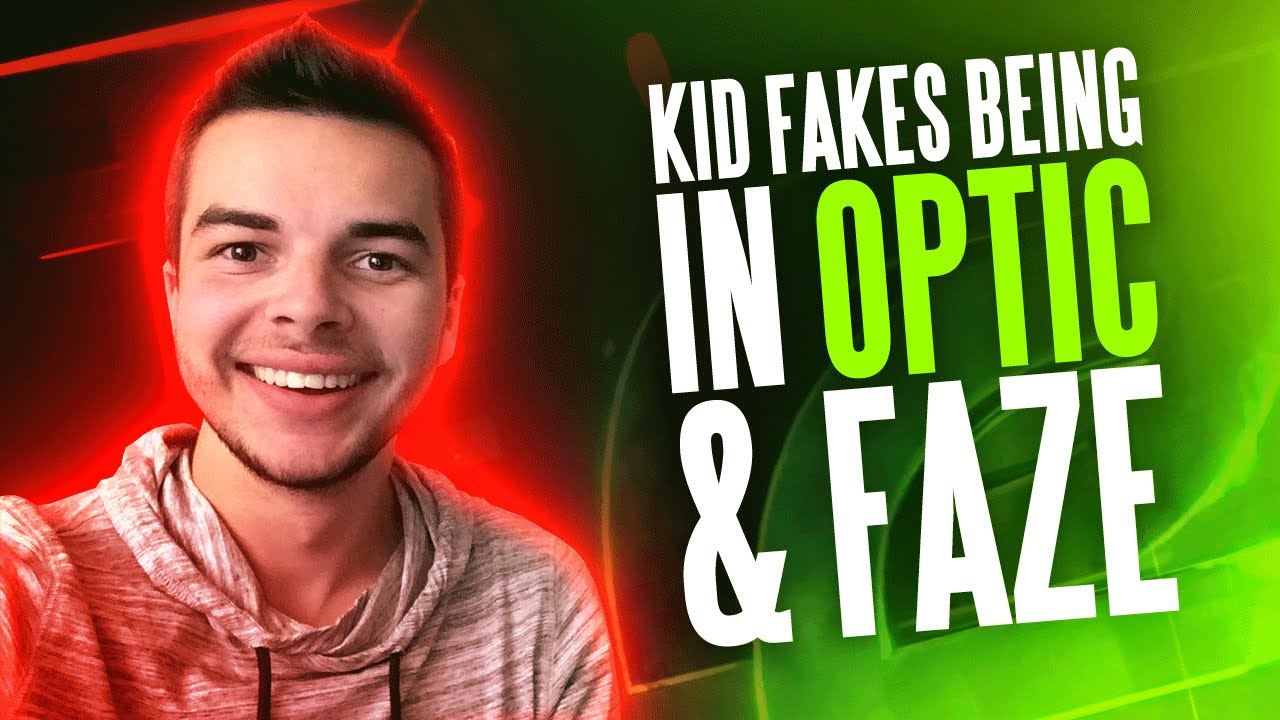 KID FAKES BEING IN OPTIC AND FAZE