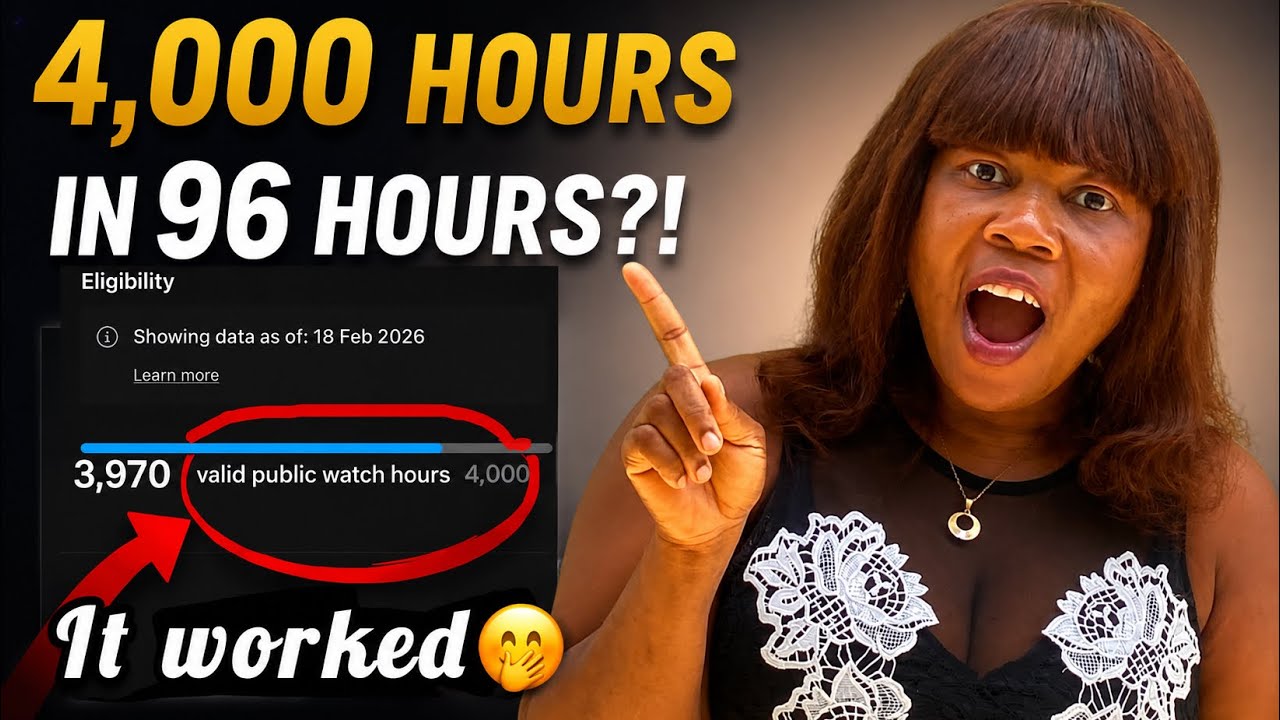 GOOD NEWS YouTubers 4,000 Watch hours just Got easier 🎉