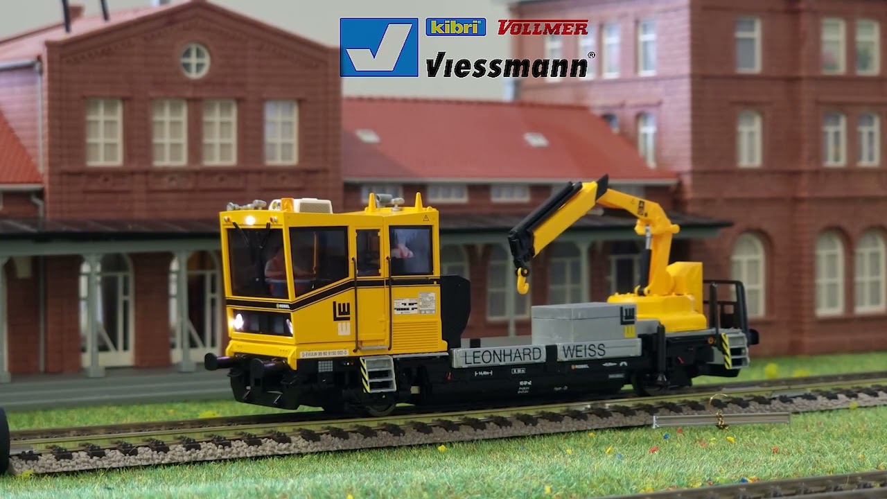 H0 ROBEL Gleiskraftwagen 54.22 LEONHARD WEISS mit motorisch bewegtem Kran, Funktionsmodell 2 L