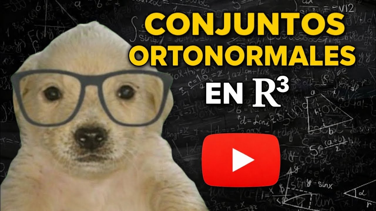 Ortonormalidad en ℝ³ explicada paso a paso ✅