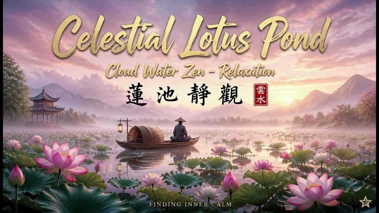 03. Celestial Lotus Pond (蓮池靜觀) | Cloud Water Zen - Relaxation