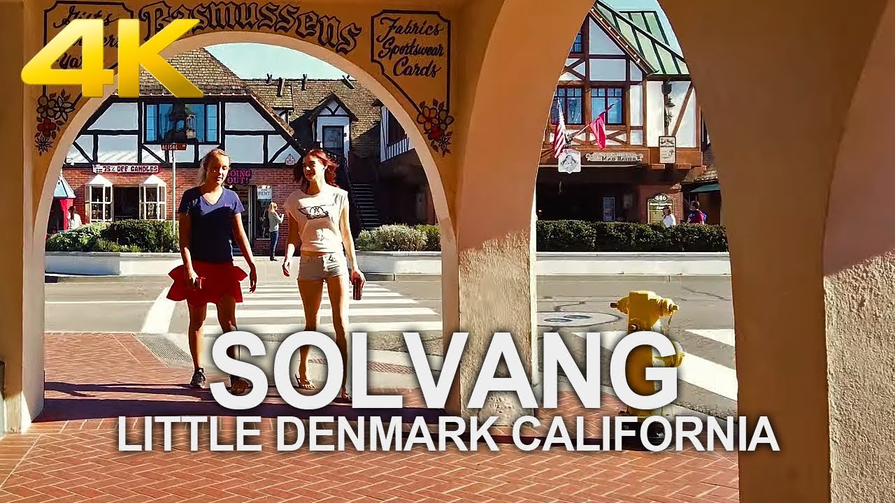 SOLVANG - Danish Capital of America, Little Denmark in California, USA, Travel, 4K UHD