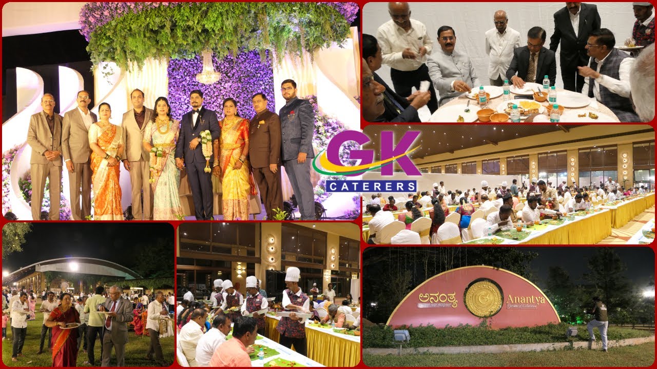 GK Caterers | Reception Catering | Bangalore Best Caterers | Anantya Palace Ground