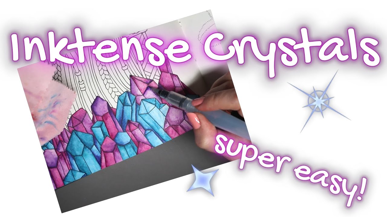 Easy Crystal With Inktense Pencils