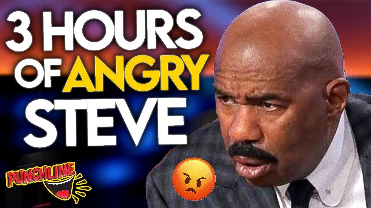 3 Hours Of ANGRY Steve Harvey! Family Feud Marathon!