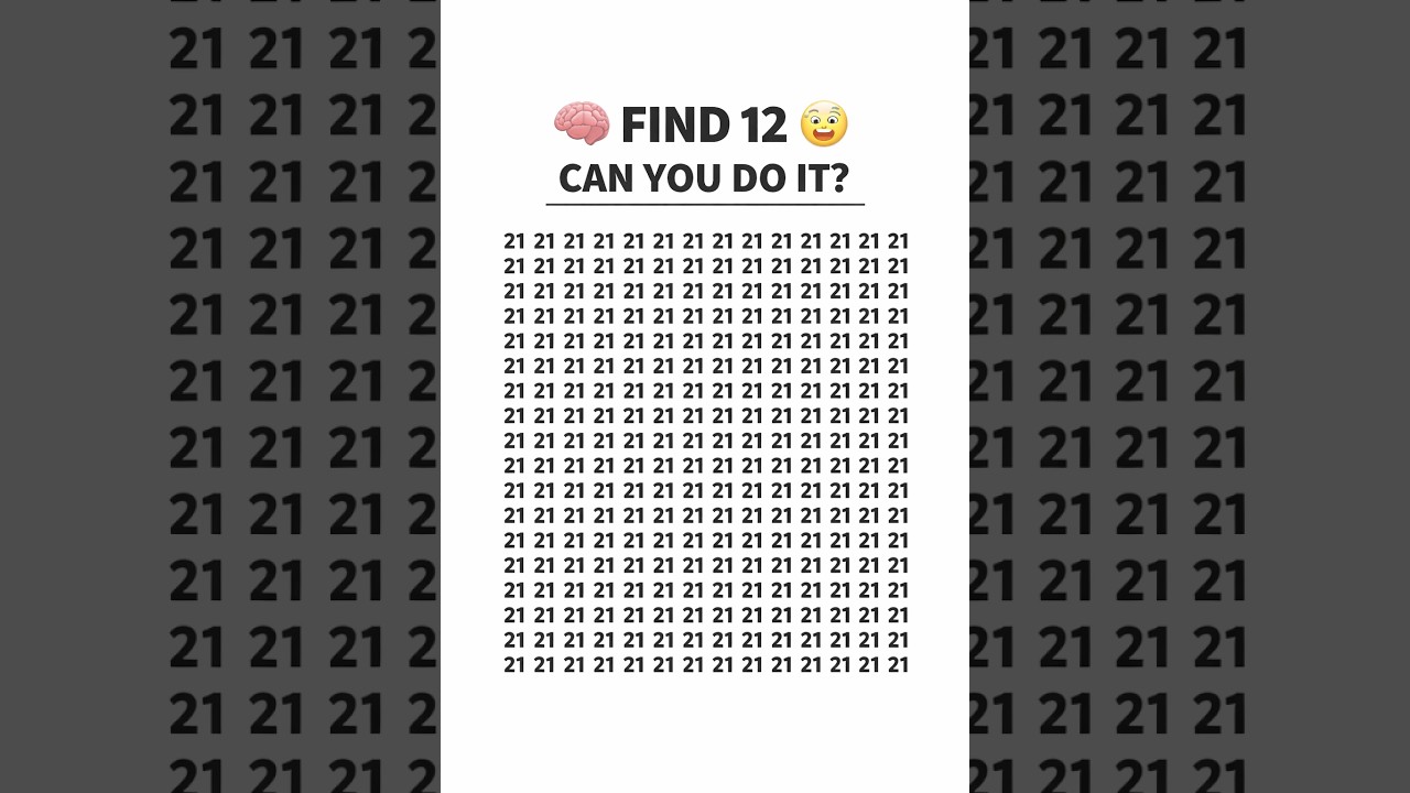 Find the Mistake #12 🧠 | Genius Can Solve This IQ Test Puzzle