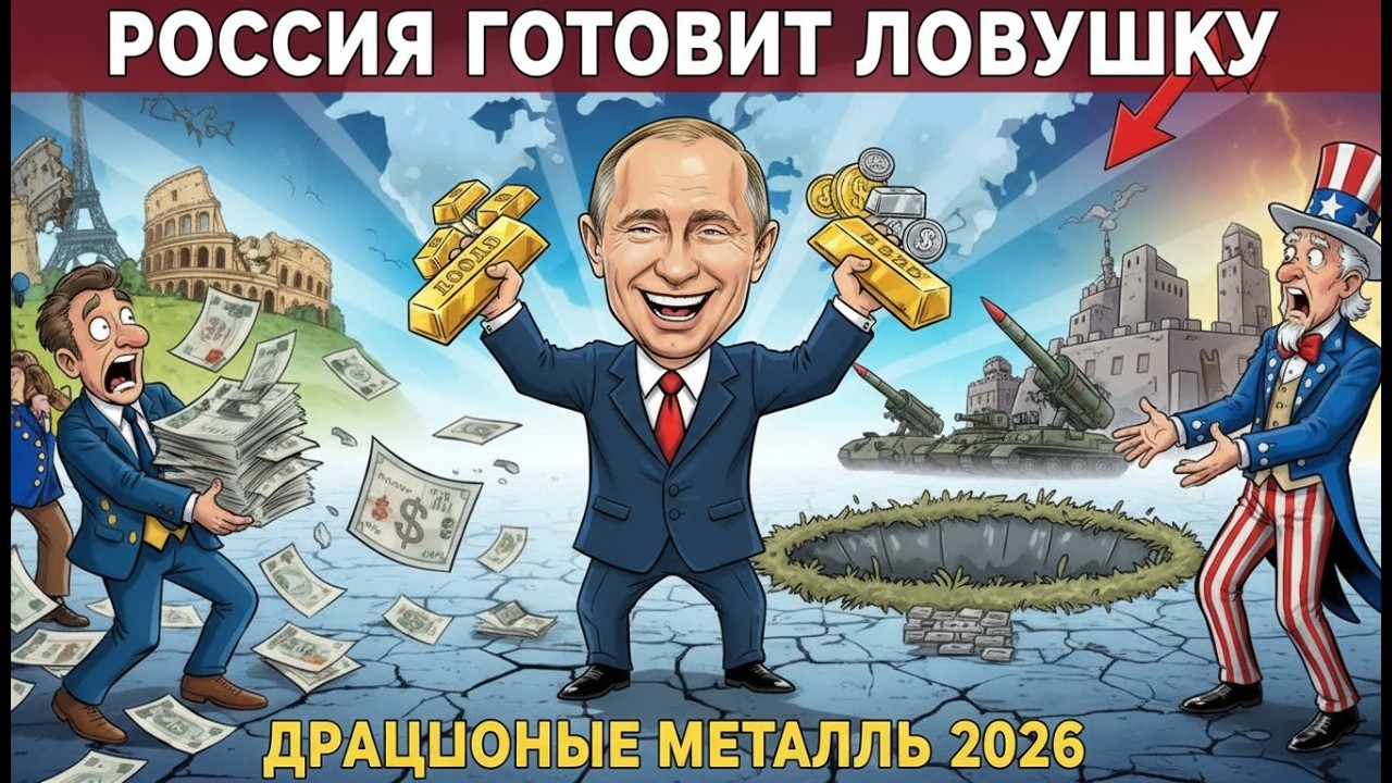 Россия скупает серебро? Тройная угроза для Запада в 2026 году