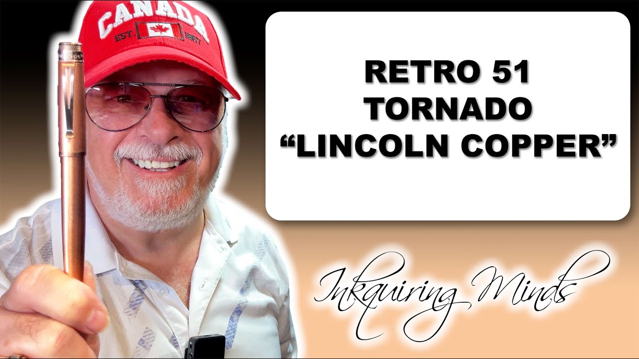 Retro 51 Tornado Lincoln Copper Fountain Pen