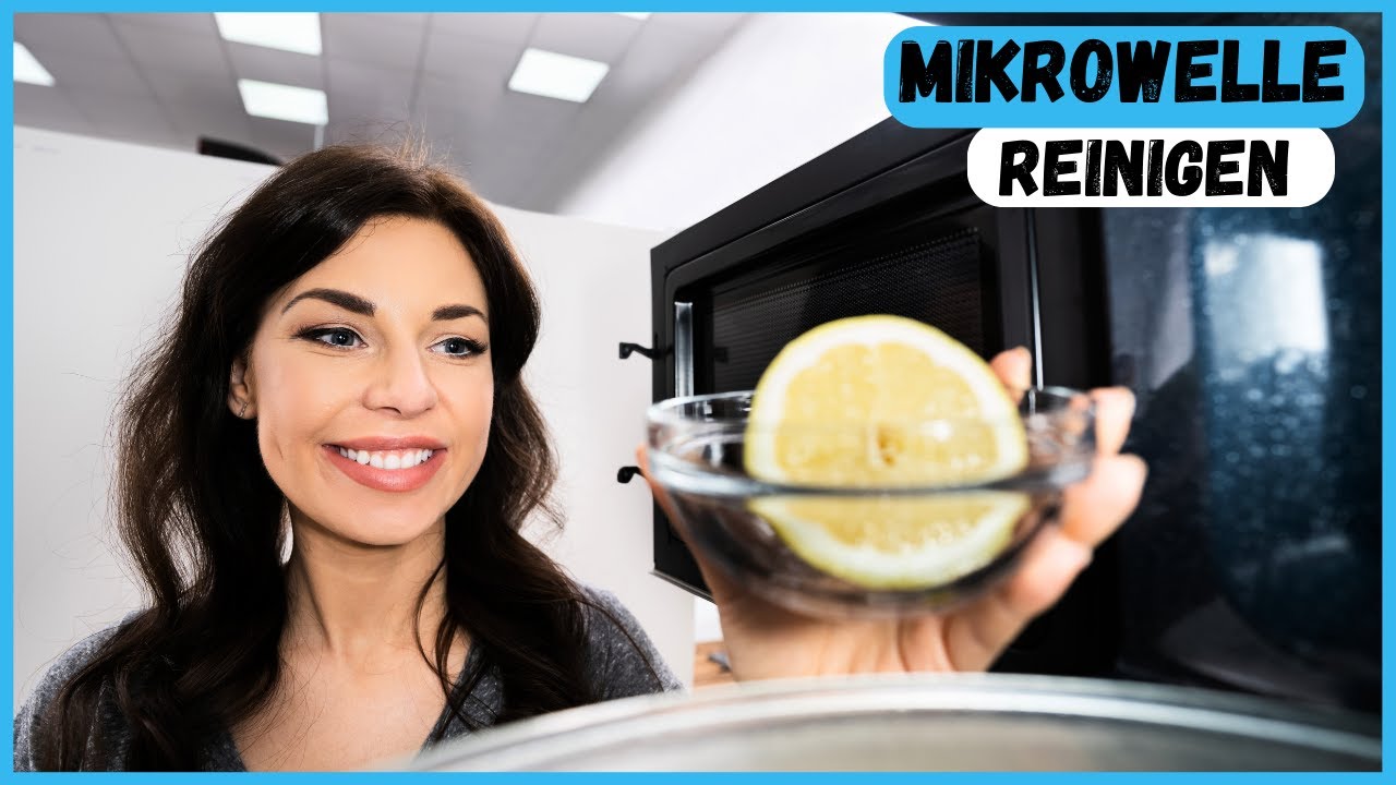 Mikrowelle problemlos reinigen mit diesem TRICK [ unter 1 Minute]🍋