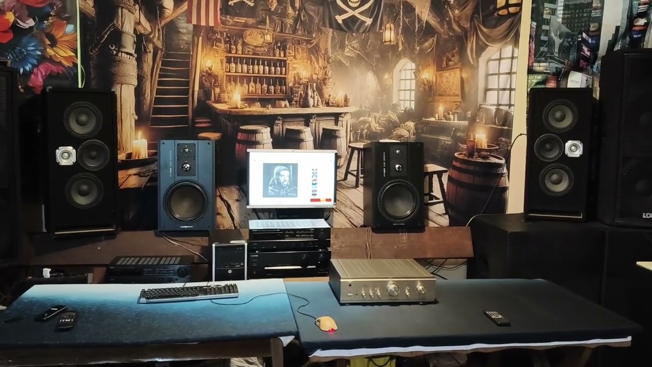 Denon PMA 1500R + Kolumny DIY na Monacorach tu też cyka 🤣