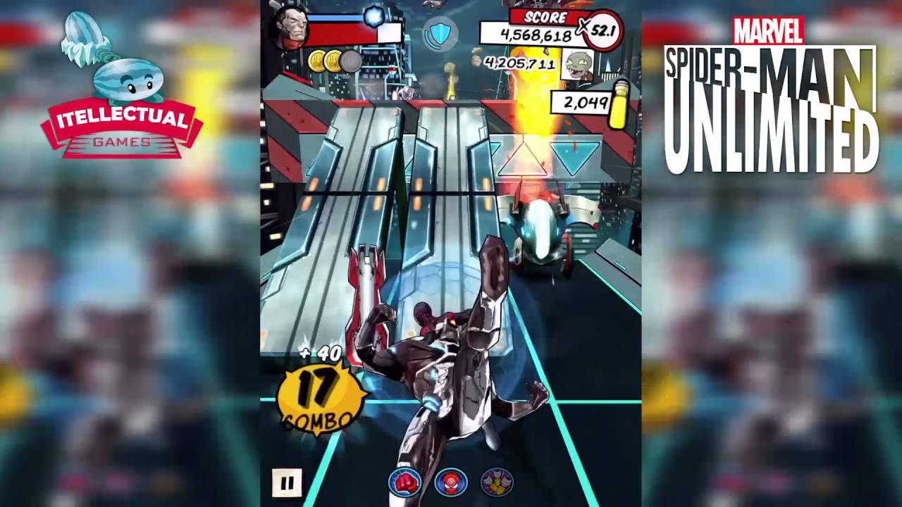 Spider Man Unlimited Walkthrough Part 35 Special Event World 2099 Level 11 Three Gold Medal