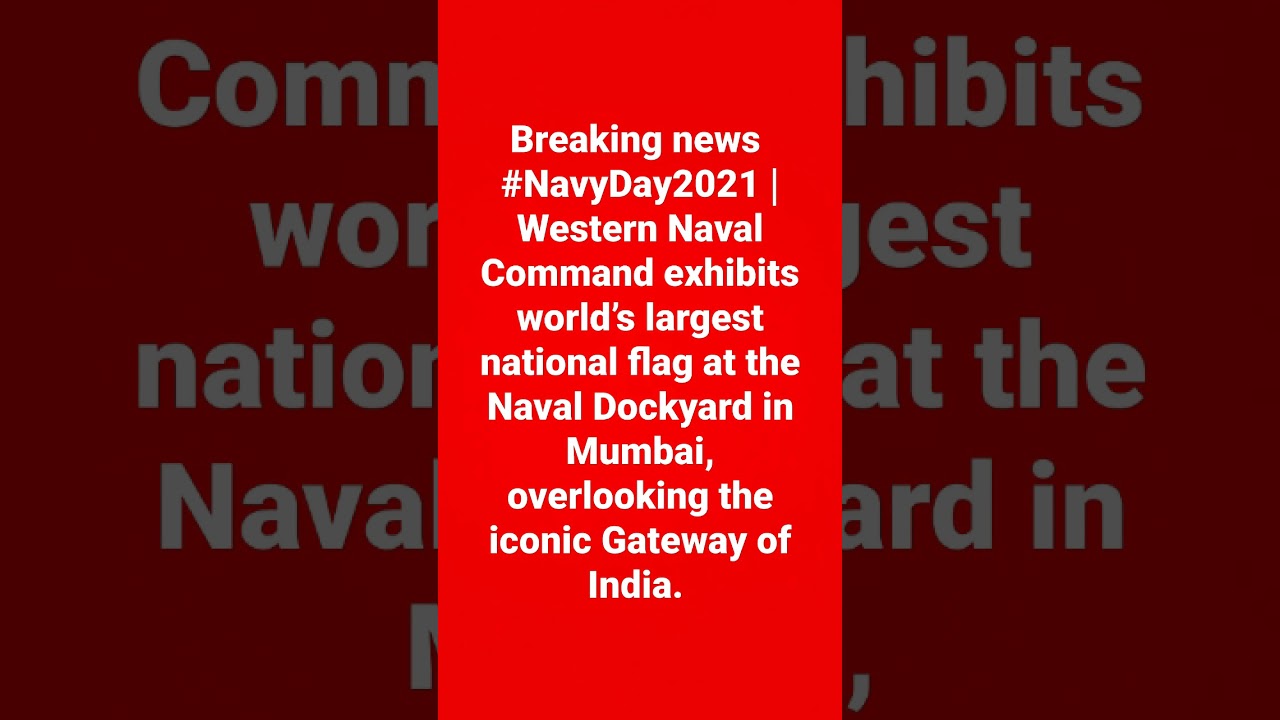#shorts #youtubeshorts #breakingnews #NavyDay2021 | Western Naval Command exhibits world&rsquo;s larg