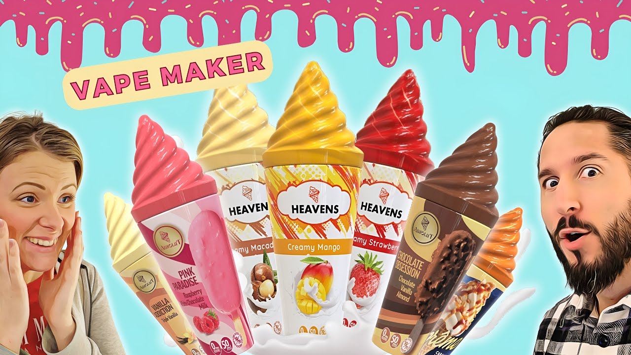 E-CONE : On Teste des E-liquides Originaux de chez VAPE MAKER