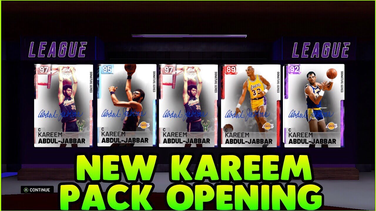 OPENING UP PACKS FOR PINK  DIAMOND KAREEM! NBA 2K19 MyTeam