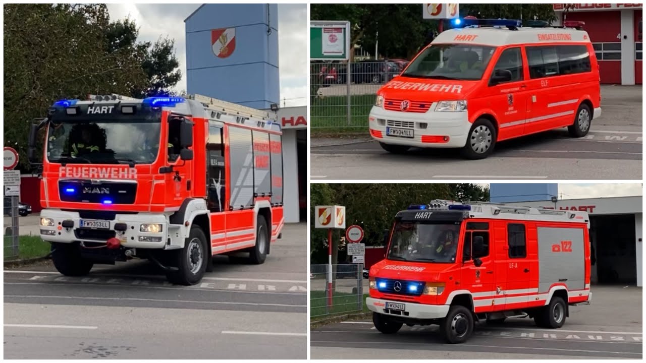 [Sirenenalarm+Anrückende FFler] Einsatzfahrt Türöffnung ELF, RLF-A, LF-A FF Hart