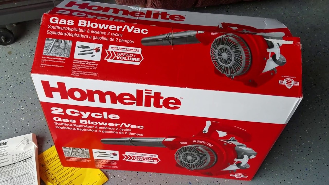 Газовый пылесос/воздуходувка Homelite 2 Cycle