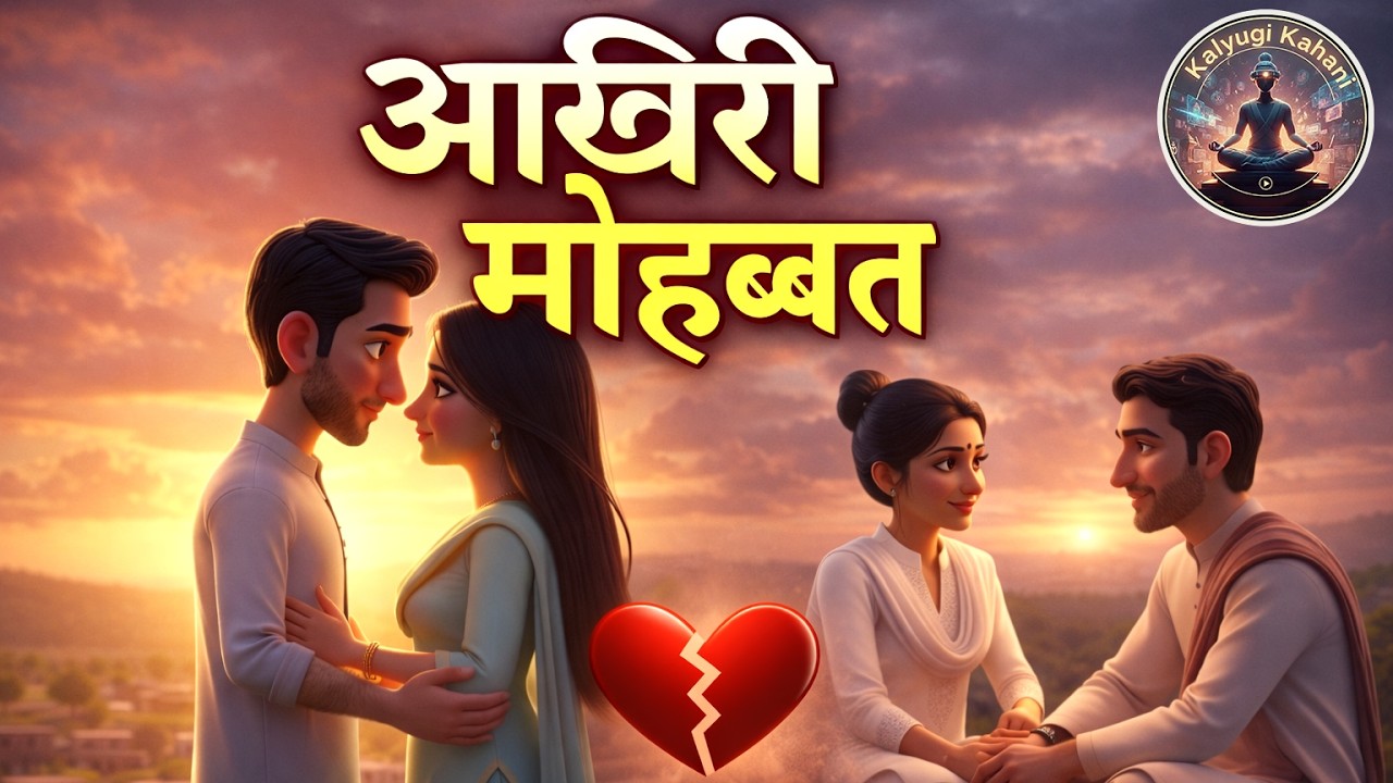 आख़िरी मोहब्बत | जब प्यार किस्मत से हार गया | HINDI KAHANIYA | CARTOON STORIES |  BEDTIME STORIES