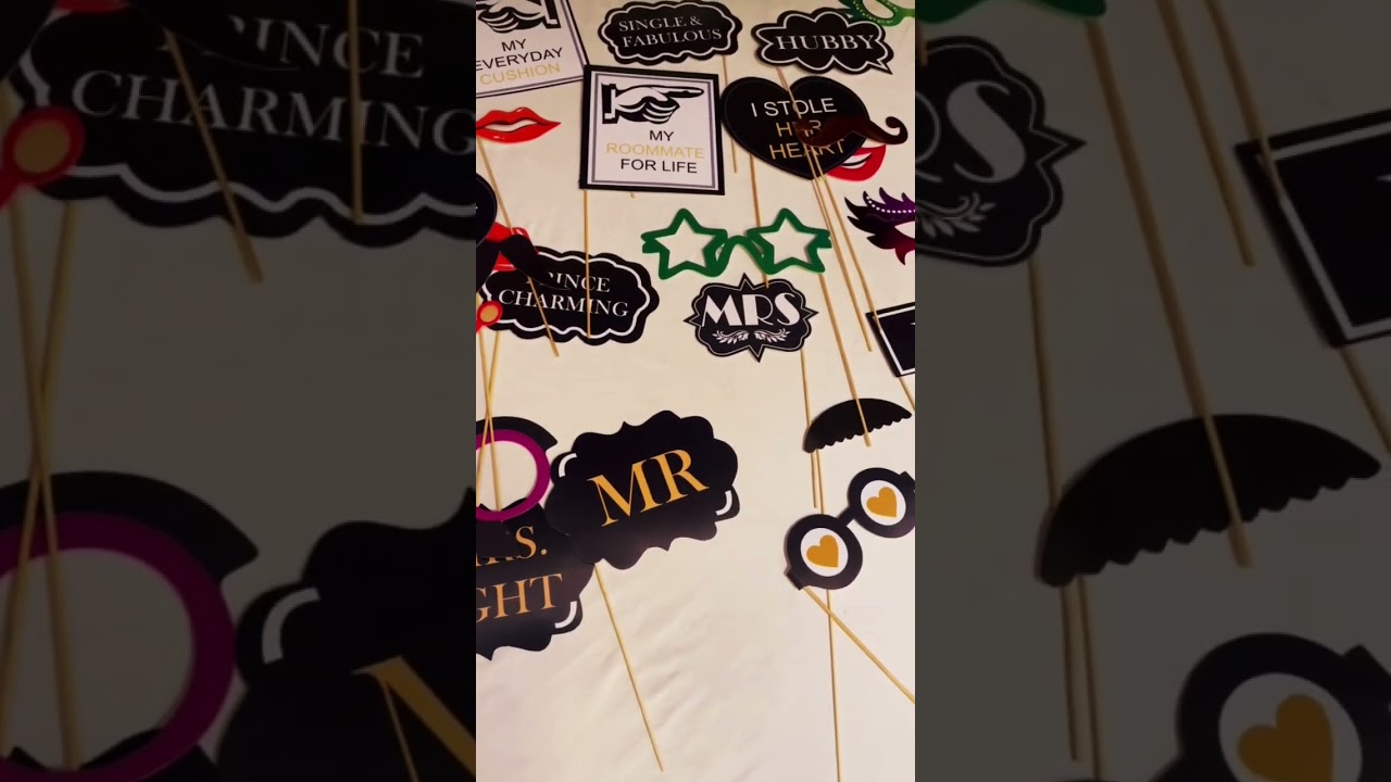 Sticky 🎭Sticks #photobooth #party #props 💢#shorts #reels #stickers #trending #viral #update