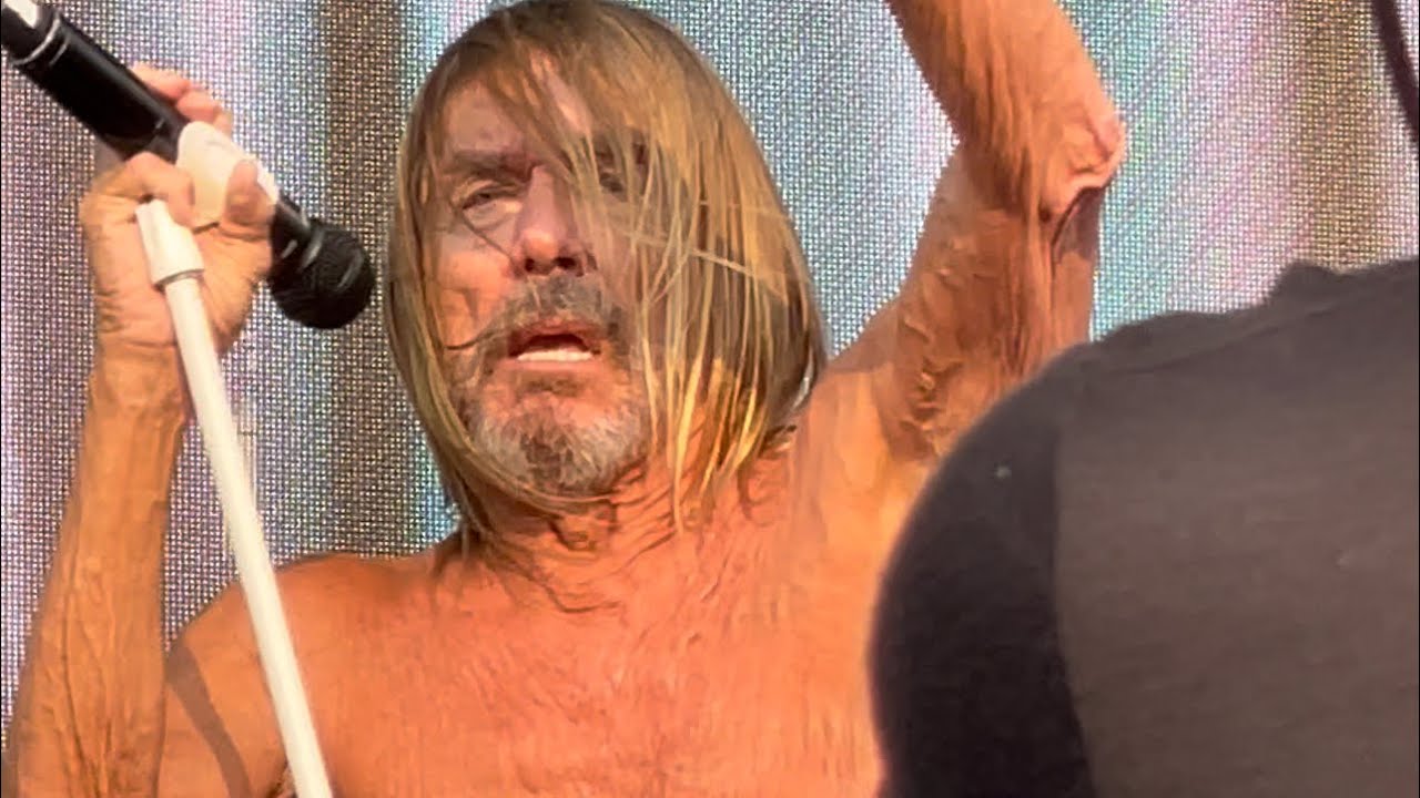 2 Red Hot Chili Peppers Support Act #Iggy Pop 4K Front Of Stage 2023 Mannheim live concert music
