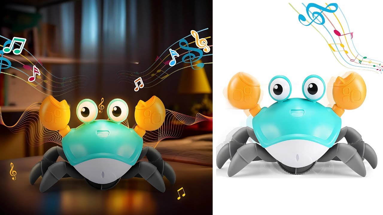 Le jouet interactif qui fait bouger tous les petits | Crabe Qui Marche pour B&eacute;b&eacute; 🧒 Adeokay