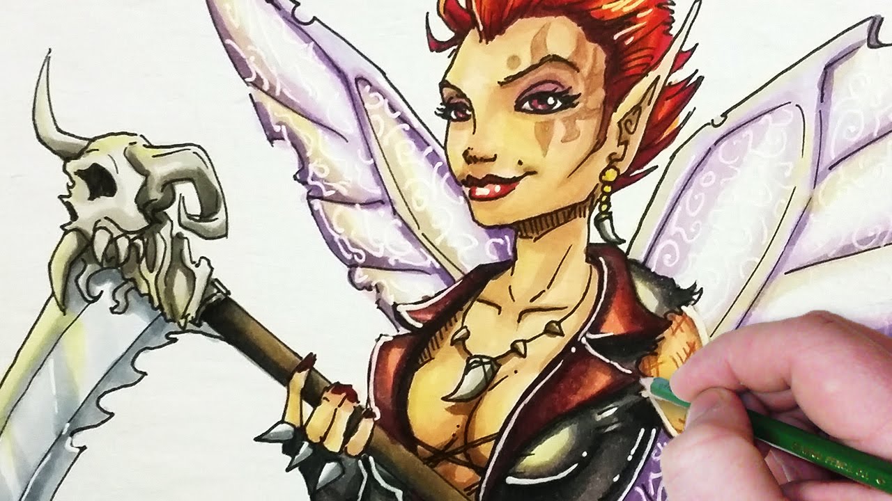 Character Design: Fairy Demon Hunter