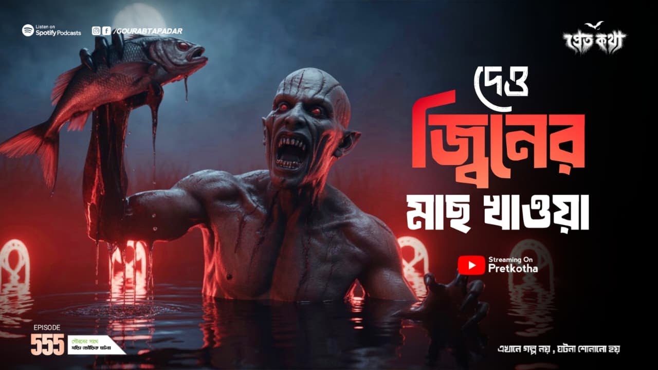 দেও জ্বীনের মাছ খাওয়া | ৩ টি সত্যি ভৌতিক&nbsp;ঘটনা | ‪@Pretkotha Special Episode 555| True Horror Story