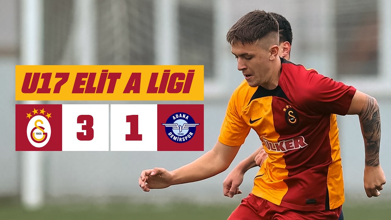 🔴 Galatasaray U17 3-1 Adana Demirspor U17 (U17 Elit A Ligi 1. Grup 20. Hafta Erteleme Karşılaşması)