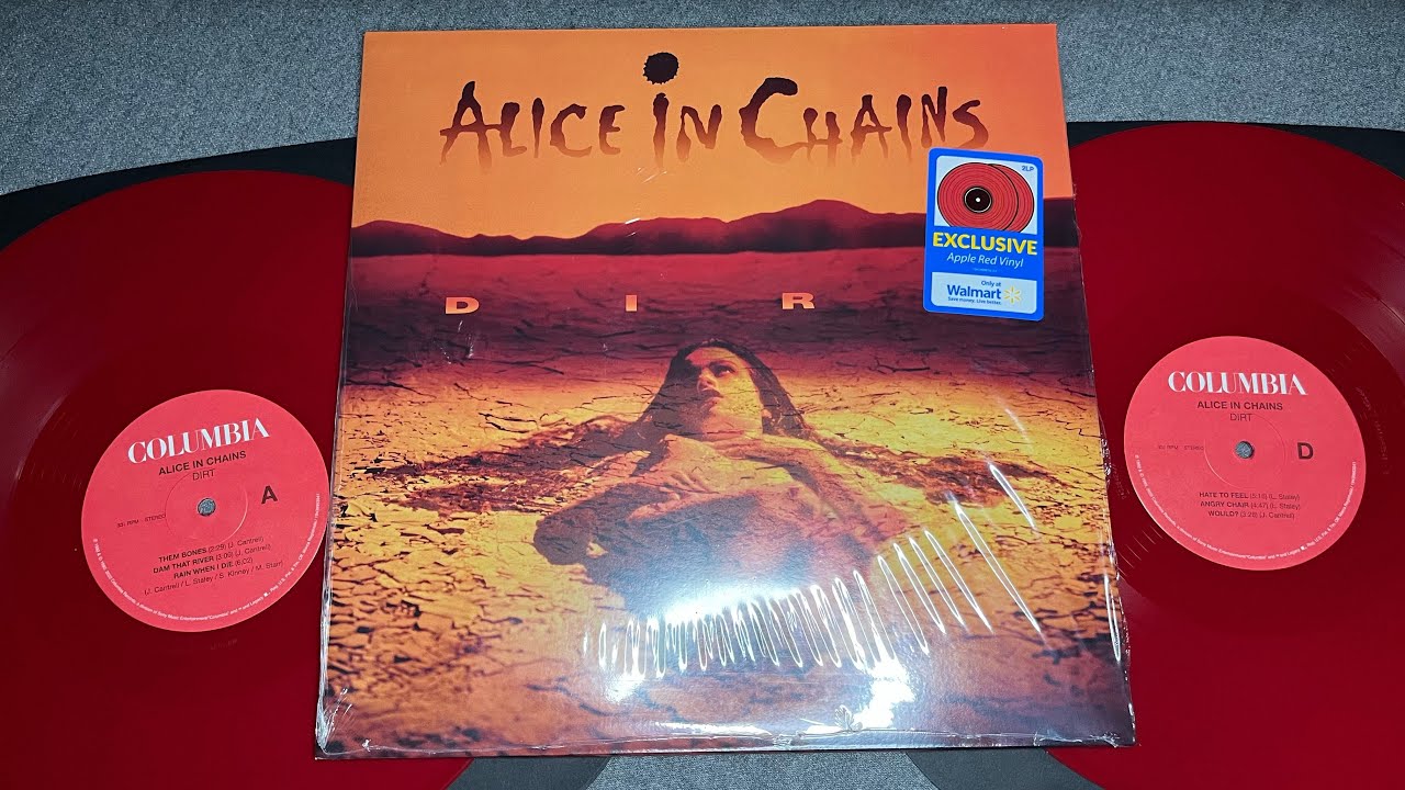 Vinyl Unboxing: Alice In Chains - Dirt (1992) (2022 Walmart Exclusive Apple Red Vinyl)