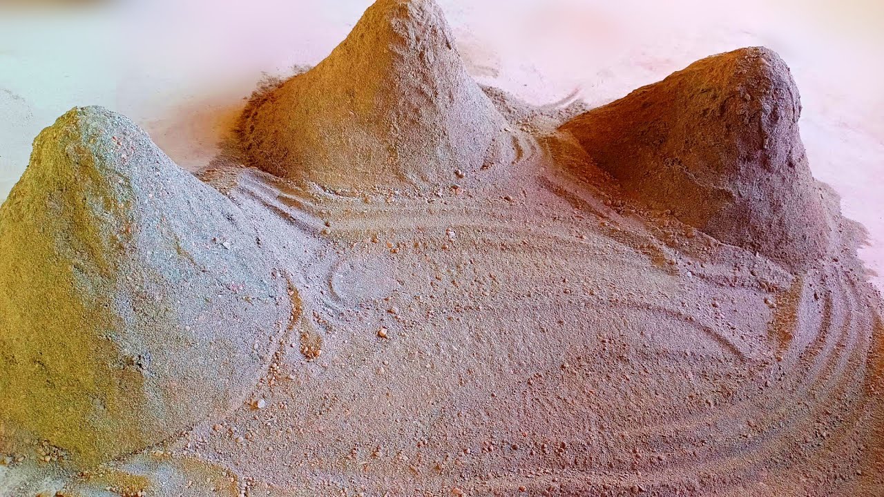 New✅ 3 Big Mountains 🏔️ Muddy Soft Silky Crispy Dusty 😷 Dry Floor Crumbling Relaxing