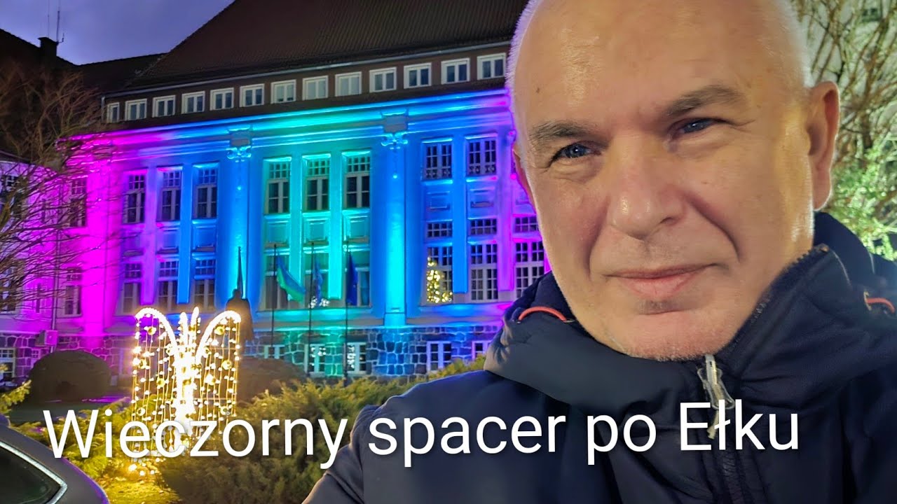 Ełk w świątecznym wystroju  z 26 XII 2025