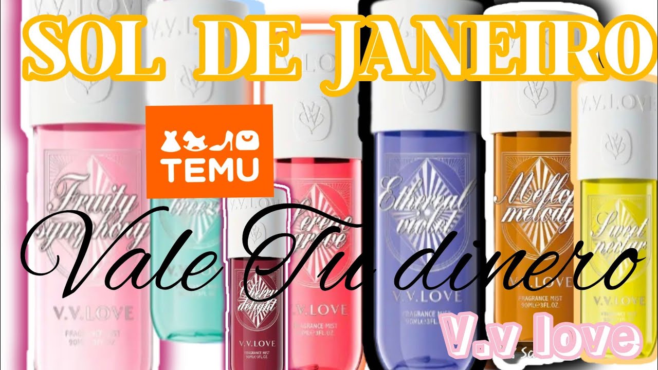 Body sprays fragrance  | Sol de Janeiro | body de Temu  V.V LOVE | #fragrance #fragrancereview 